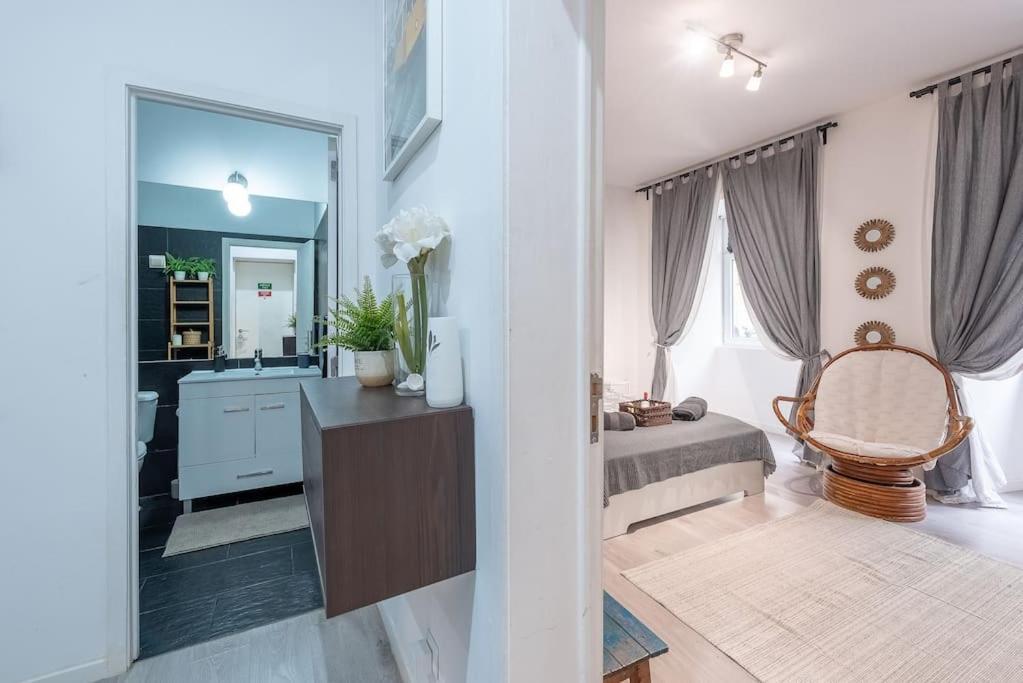 Modern Rustic Apartment In Graca Lisboa Eksteriør billede